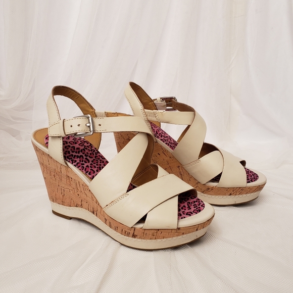 π‘Host Pickπ‘ Franco Sarto High Heel Summer Wedge Sandal - Picture 3 of 12